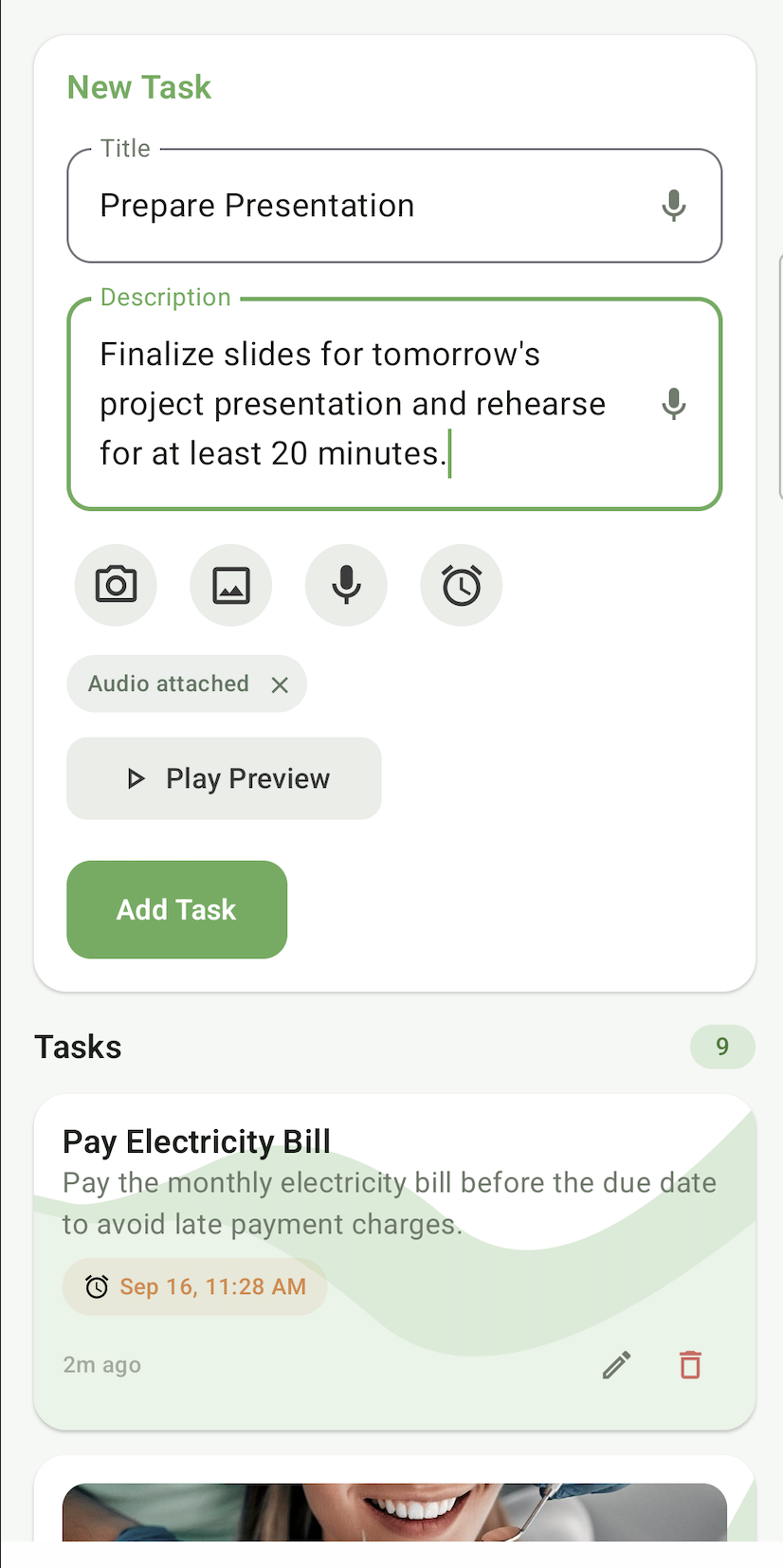 MyTask App Screenshot